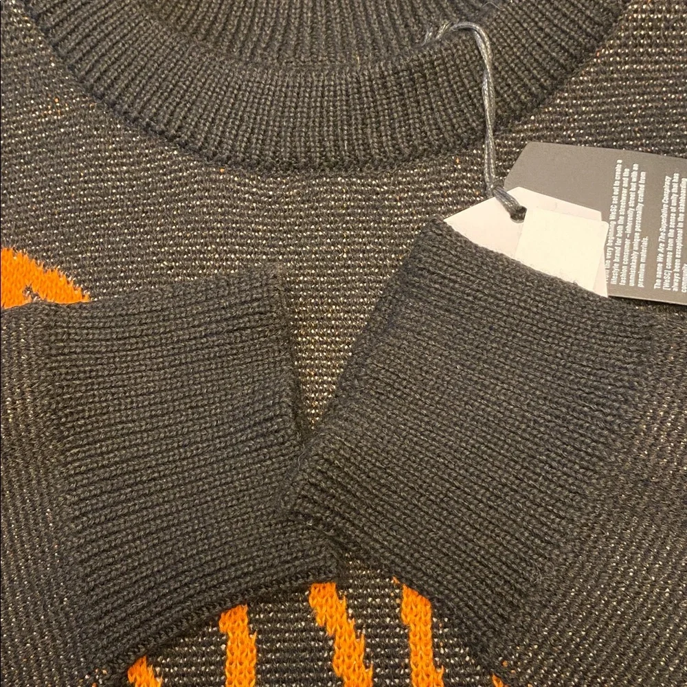 🆕 WESC heavyweight knitted 8 Ball Sweater 🎱